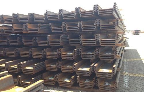 Feuilles de verrouillage de pile de tôle d'acier, type de Z, type d'U, pile laminée à chaud de tôle d'acier de pile de feuille de la norme européenne En10249 S355jr S355j0 S355j2h