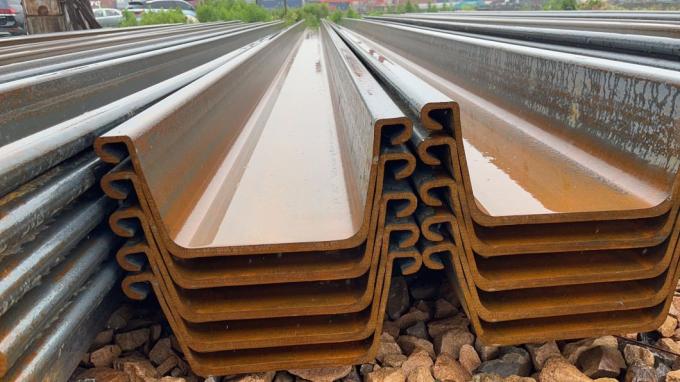  Type d'U prix laminé à chaud de pile de tôle d'acier par tonne/type 3 type 4 pile laminée à chaud de tôle d'acier